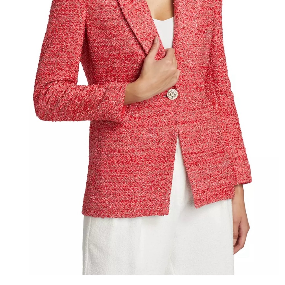 St. John - Textured Tweed Jacket